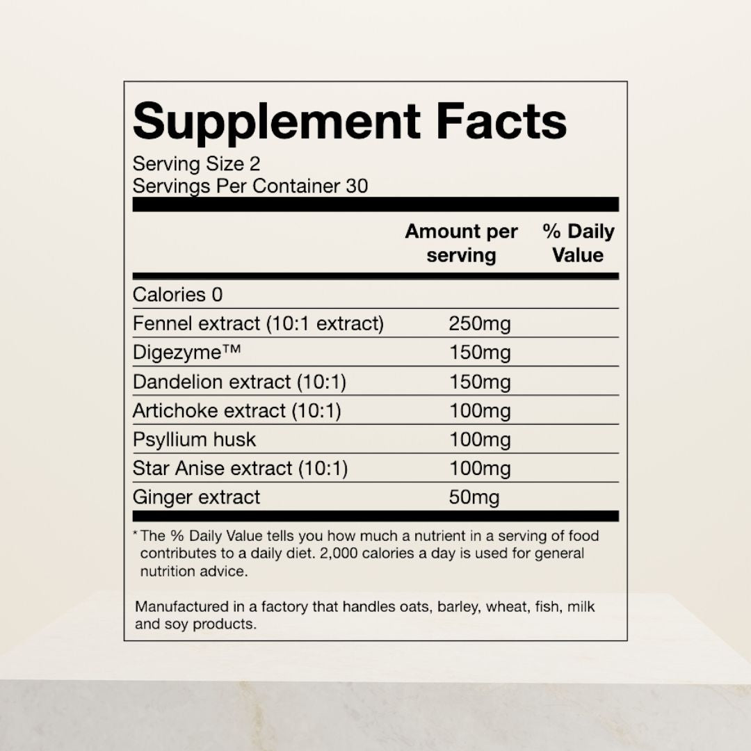 Anti-Bloating | 60 Capsules